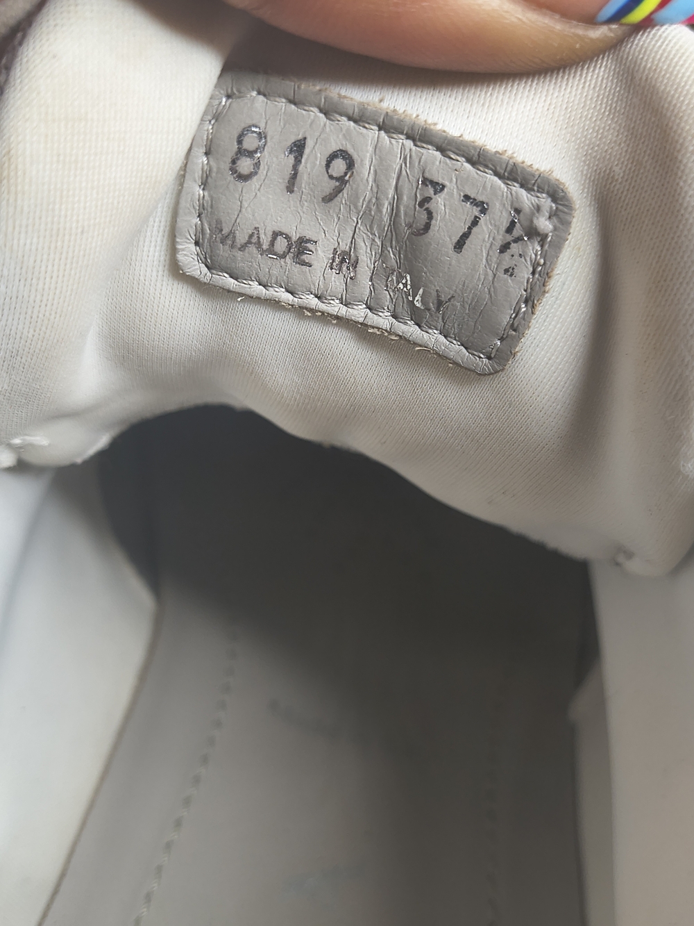 HTF Prada Cloudbust Thunder Chunky Sneakers White Grey Size 37.5 With Dust Bag - Picture 5 of 7